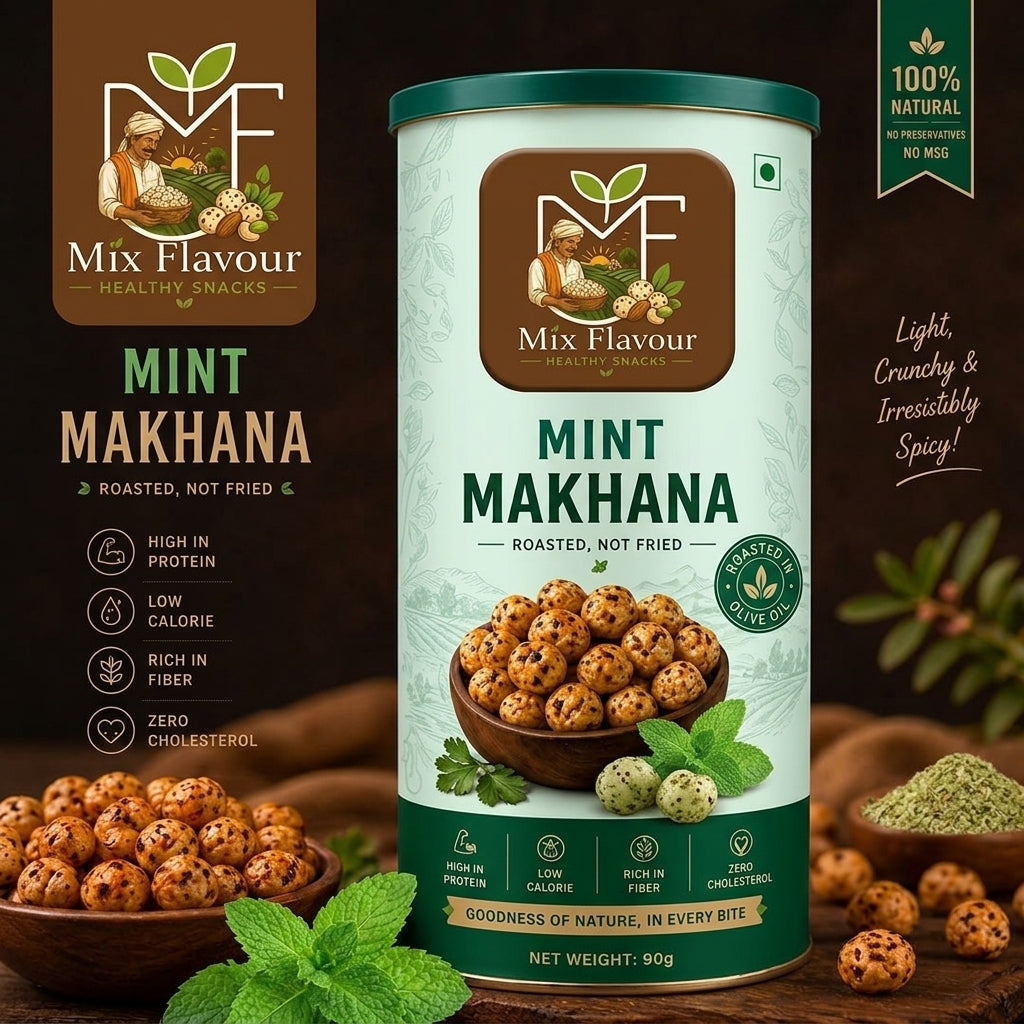 Mint Makhana — Roasted, Not Fried | MixFlavour